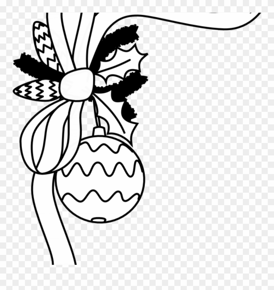 Christmas Clip Art Black And White Free Free Christmas - Png Download