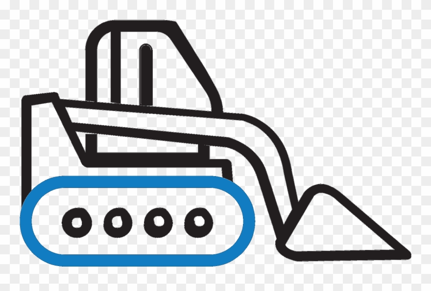 Skid Steer Rubber Tracks - Skid-steer Loader Clipart