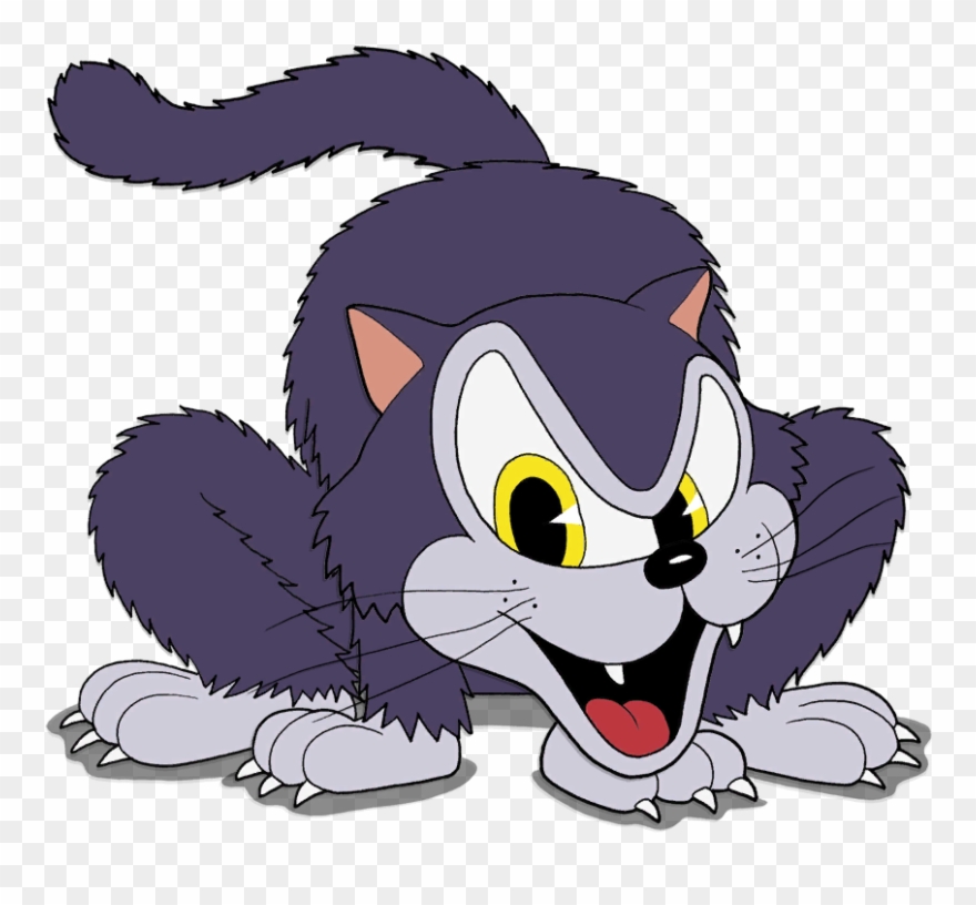 Cat Meow Png - Cuphead Werner Werman Cat Clipart