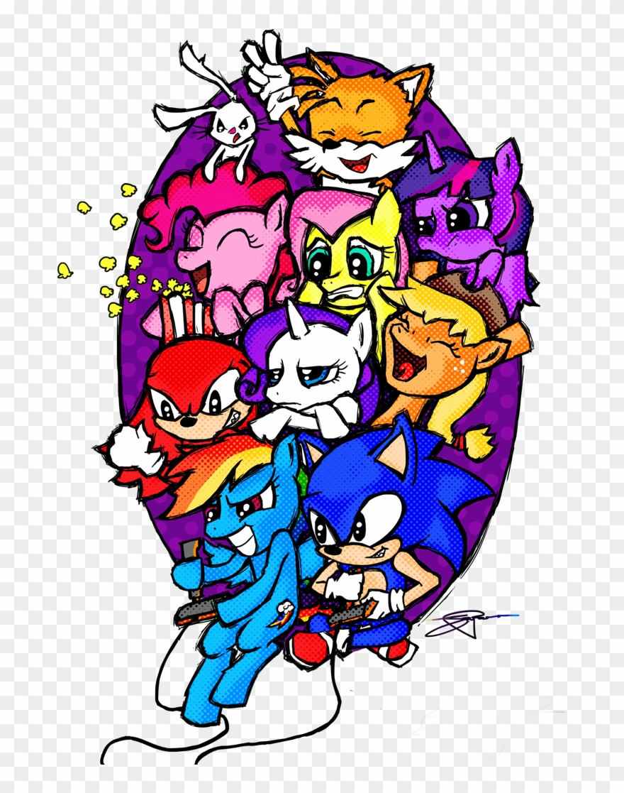 At Rarity S Sonic Mlp Mashup By - My Little Pony: Friendship Is Magic Clipart