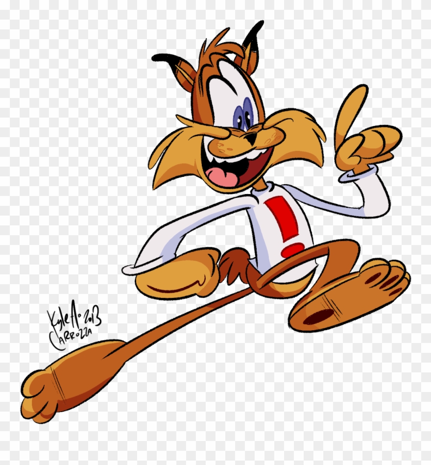 Model Sheet - Bubsy Clipart