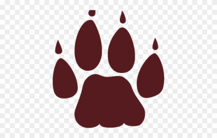 Texas State Bobcat Paw - Texas State University Bobcat Paw Clipart