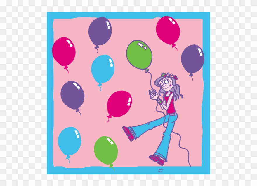 Balloons Square Coaster Clipart