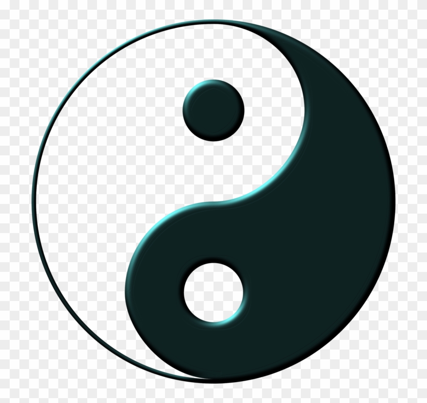 Drawing Yin And Yang Graphic Arts Black And White Computer - Yin Yang Logo Vector Clipart