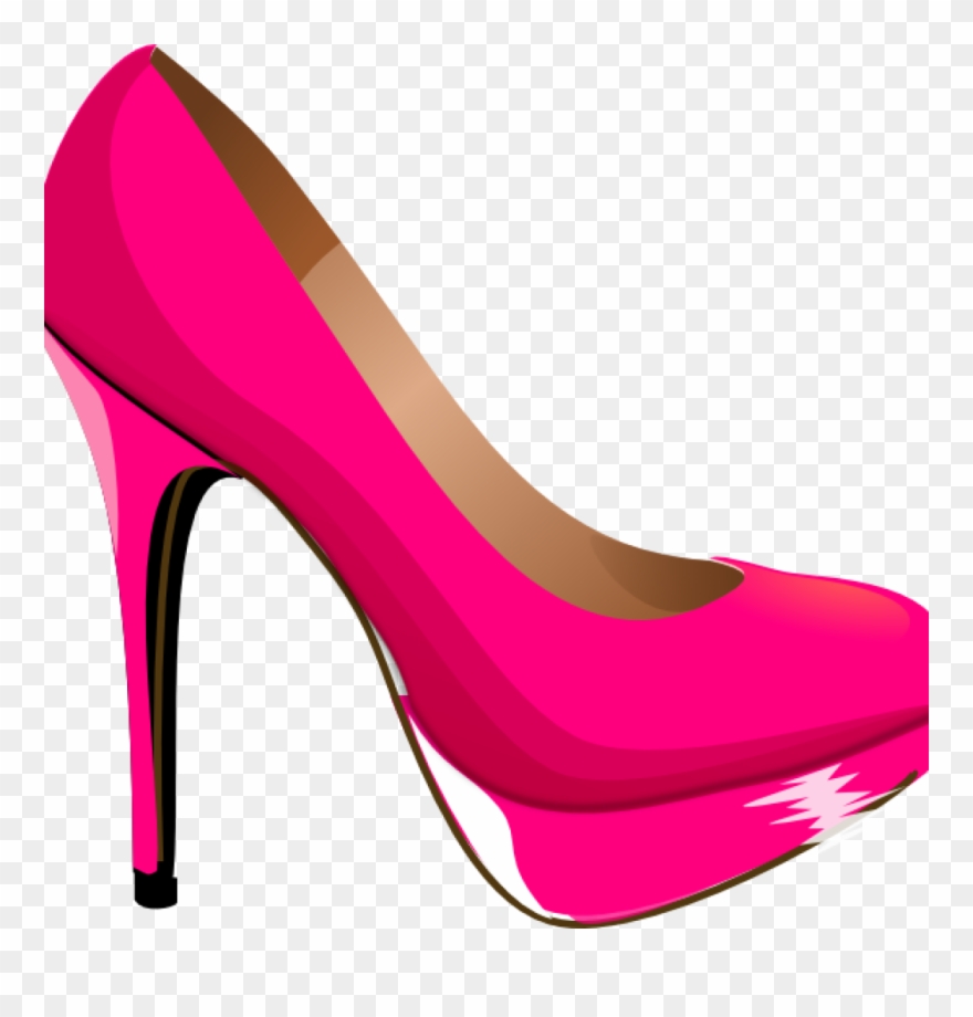 Shoe Images Clip Art Lion Clipart - Pink High Heel Transparent - Png Download