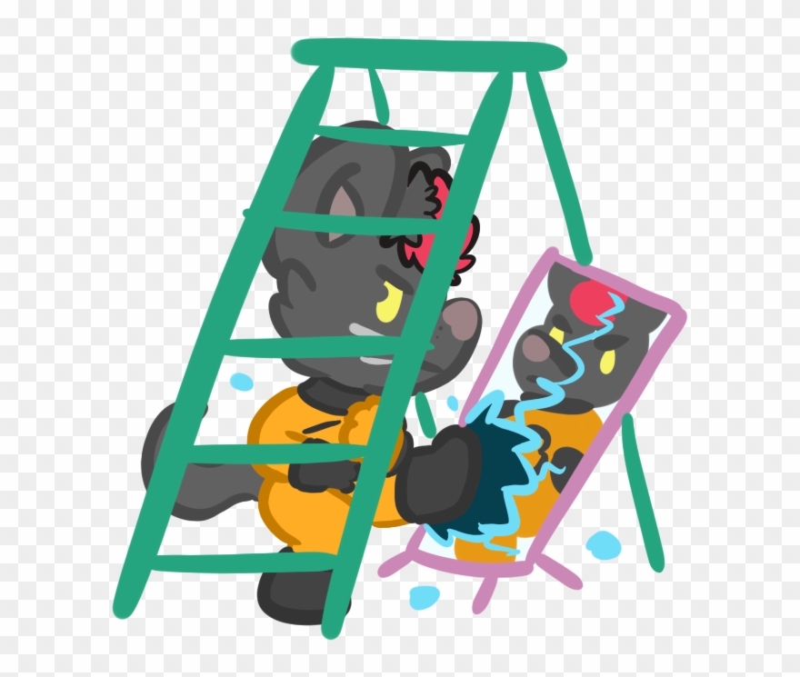 A Nick Alley Does Bad Luck Stuff Clipart