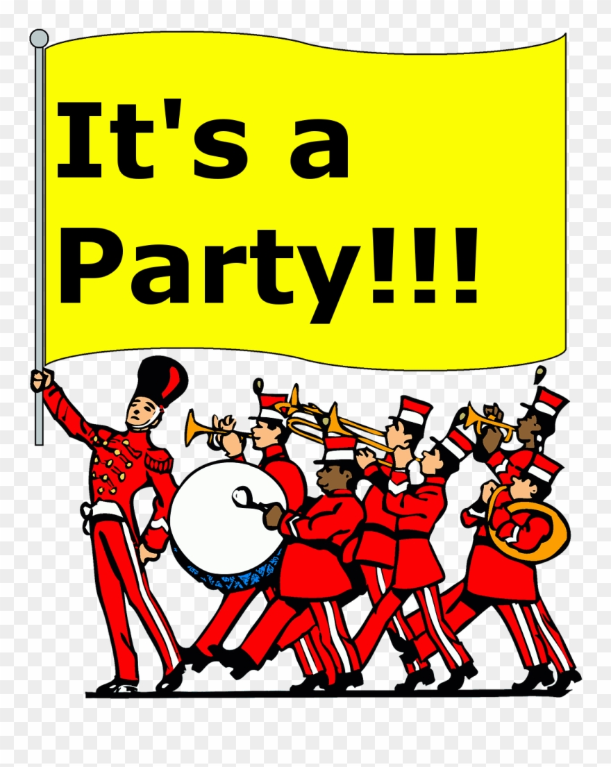 Marching Band Party Clipart