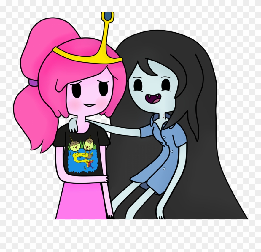 Pb And Marceline By Fnaf-fanny - Princess Bubblegum Clipart