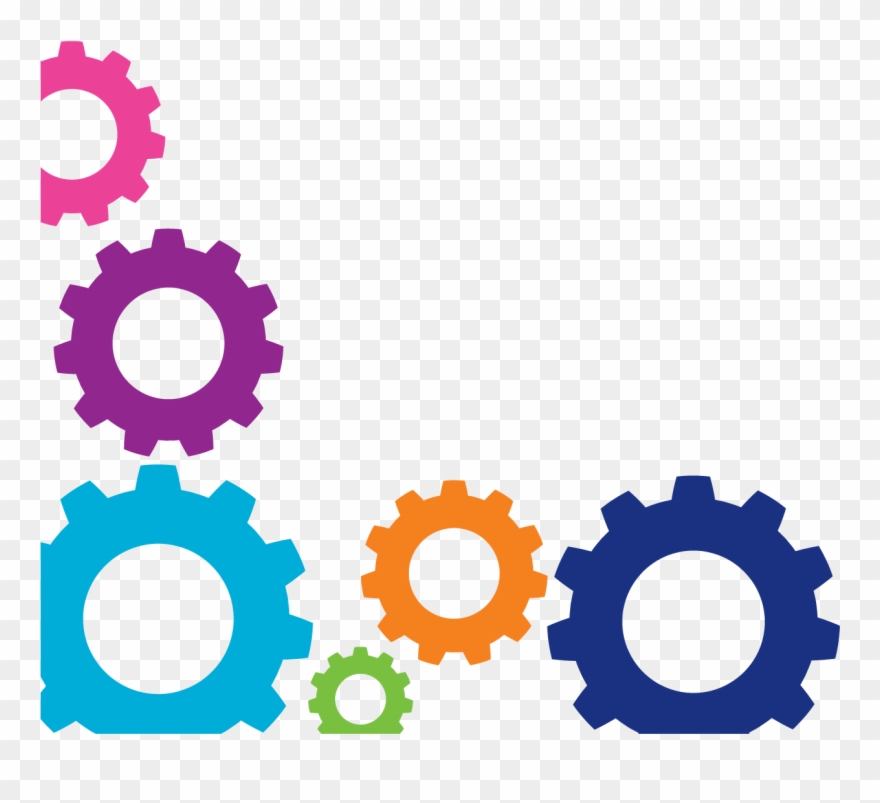 Pics For Gt Colorful Gears Png Seed Packet Clip Art - Jpeg Transparent Png