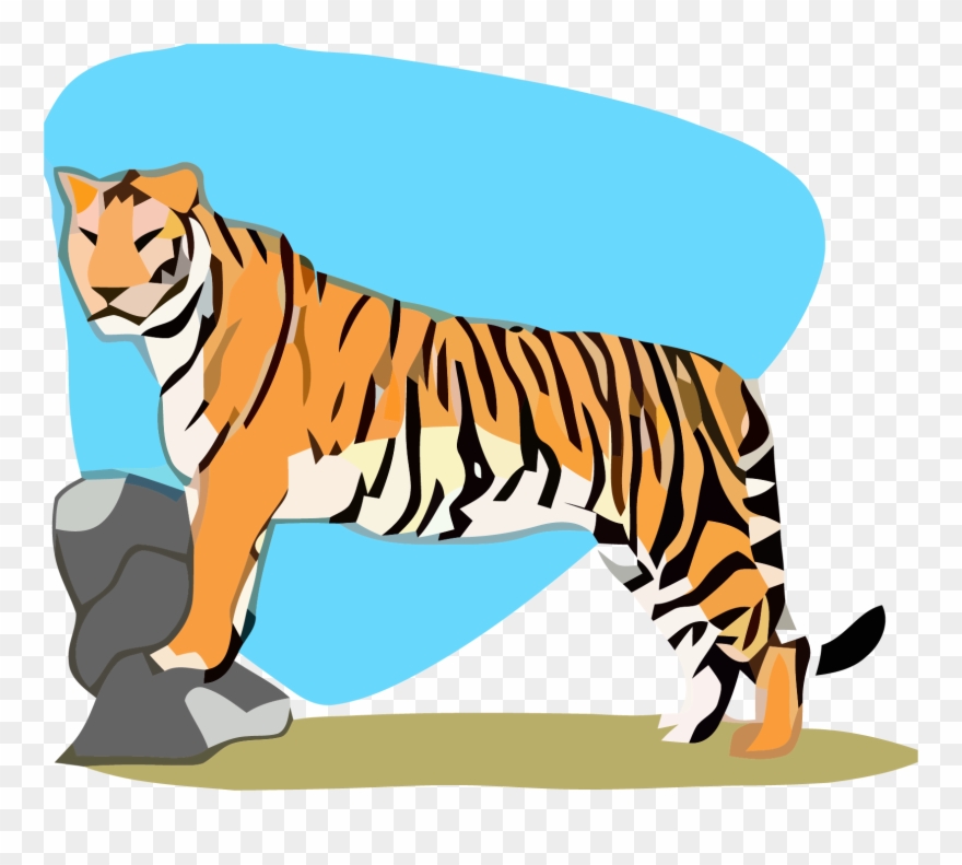 Tigger On Rocks Clipart Png Image Download - Portable Network Graphics Transparent Png
