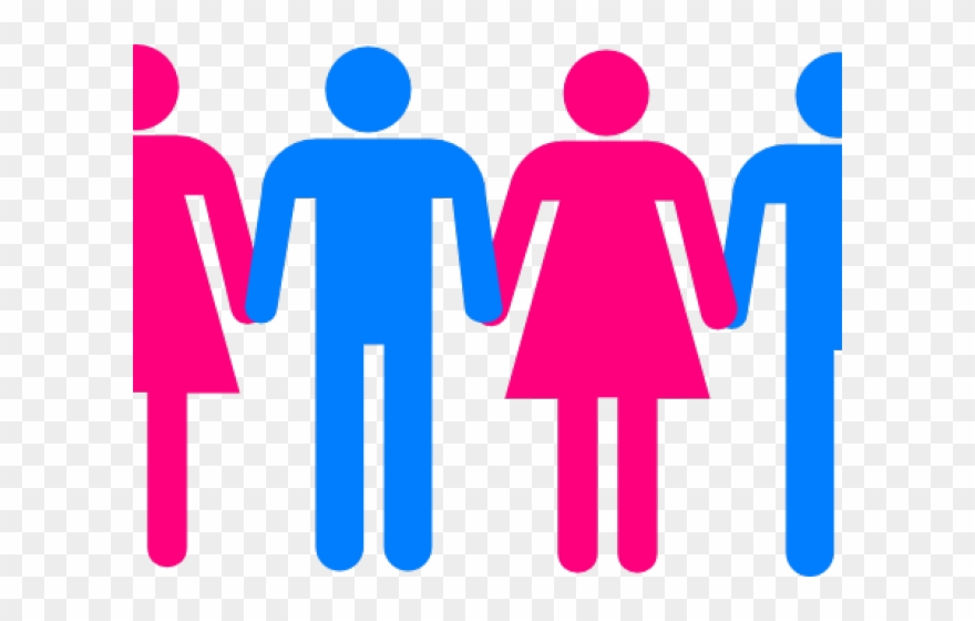 Shocking Clipart Medical Billing - Men And Women Holding Hands - Png Download