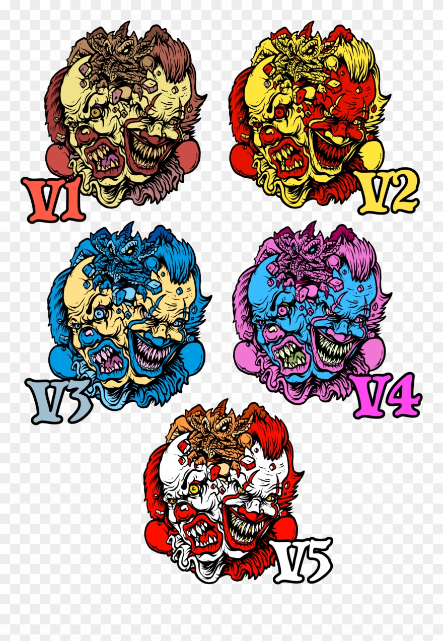 Image Of Clown Cocoon Reboot Pin Clipart