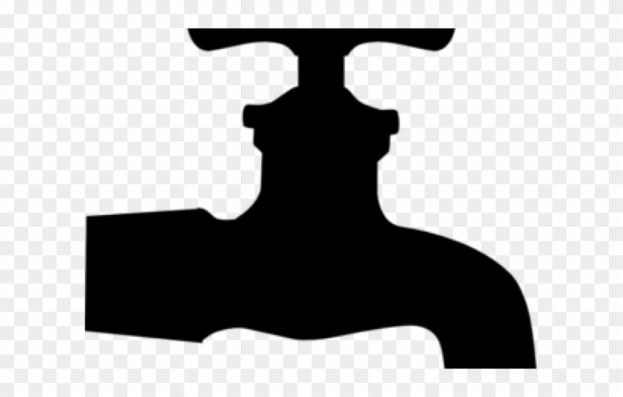 Fawcet Clipart Fauset - White Faucet Drip Vector Transparent Background - Png Download
