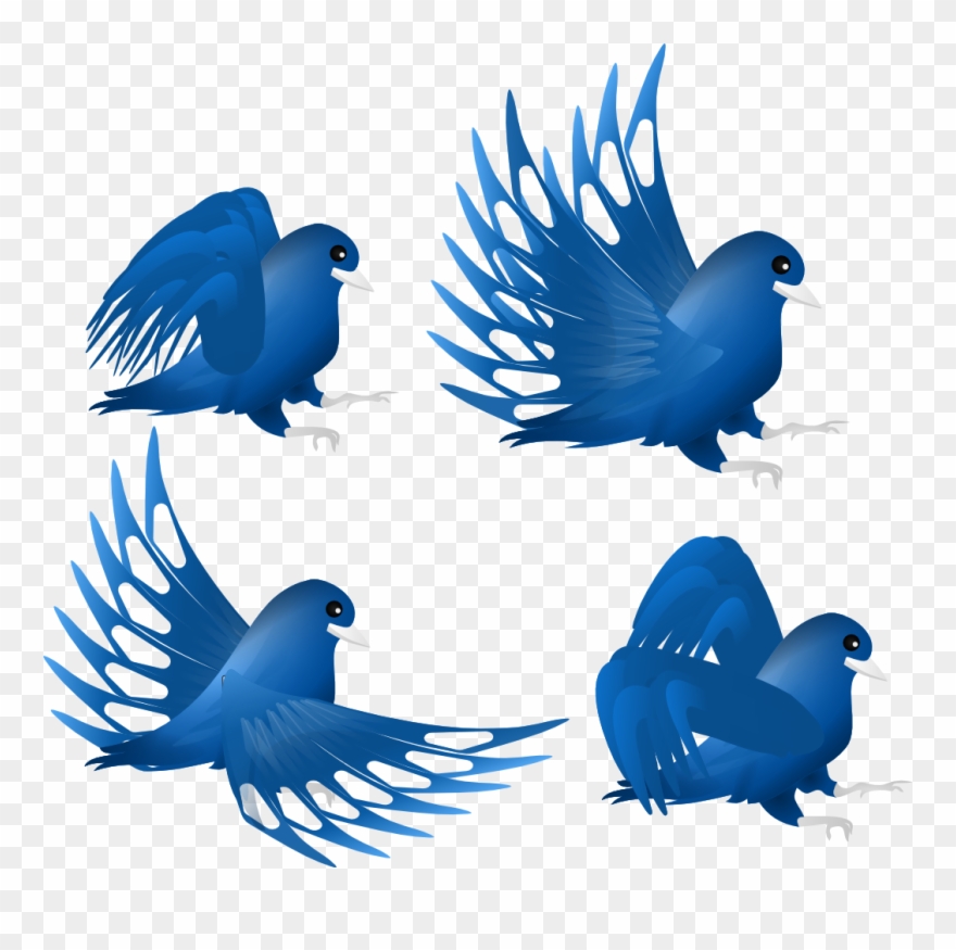 Bird1-b - - Bluebird Clipart