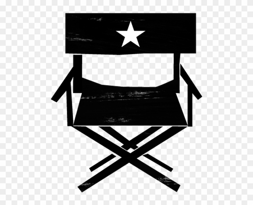 8599233 - Director's Chair Symbol Transparent Clipart