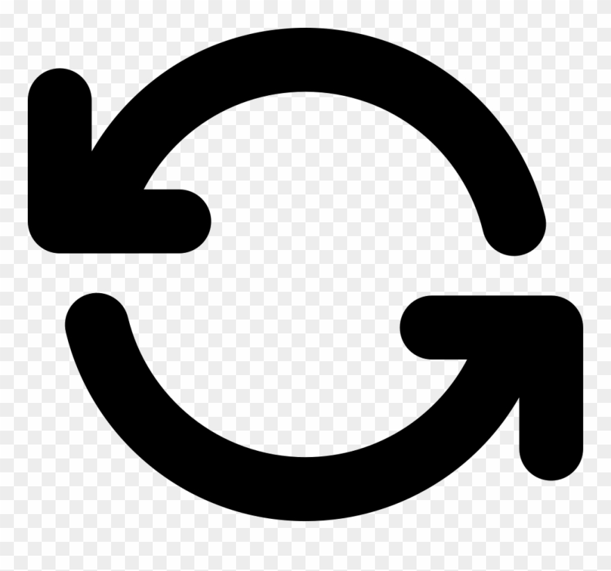 Clockwise Arrows Circle Comments - 2 Flechas En Circulo Clipart