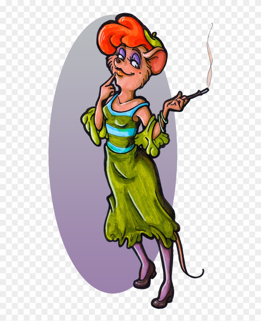 Mouse Clip Female Jpg Library Library - Miss Kitty Mouse - Png Download