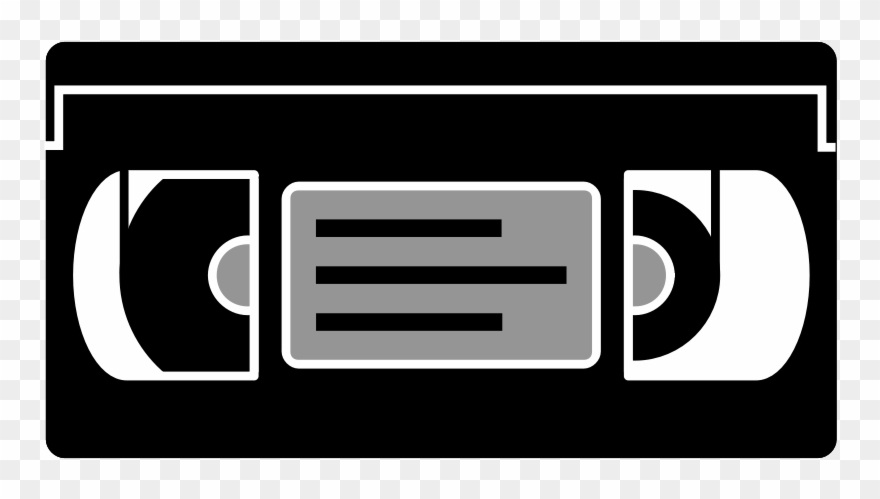 Simple Vhs Tape - Video Tape Clip Art - Png Download