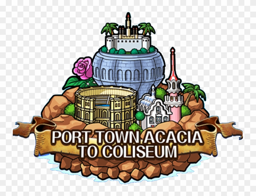 Port Town Acacia To Coliseum - Wiki Clipart