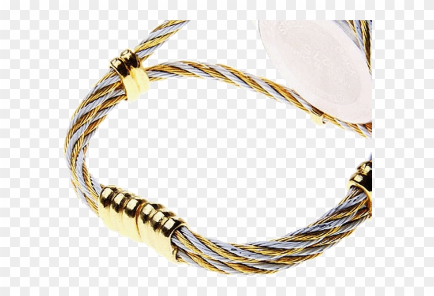 Fashionable White Dial Bracelet Clipart