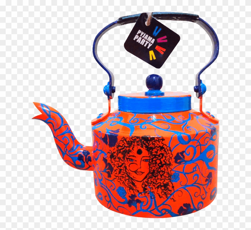 Pink Blossom Dragonfly: Hand-painted Tea Pots Clipart