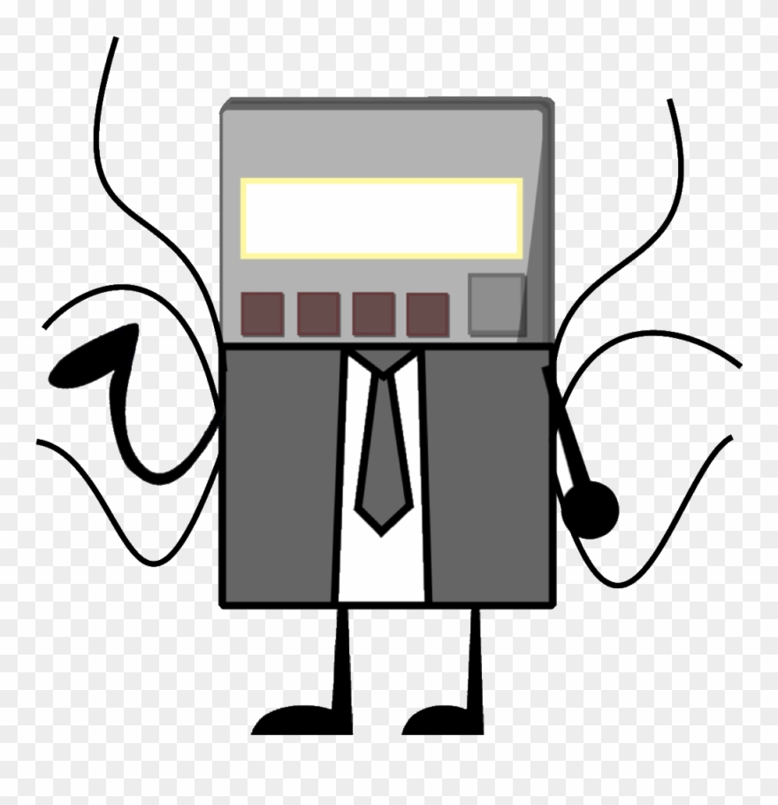 Calculator As A Slenderman Vector - Object Show Walkie Talkie Clipart