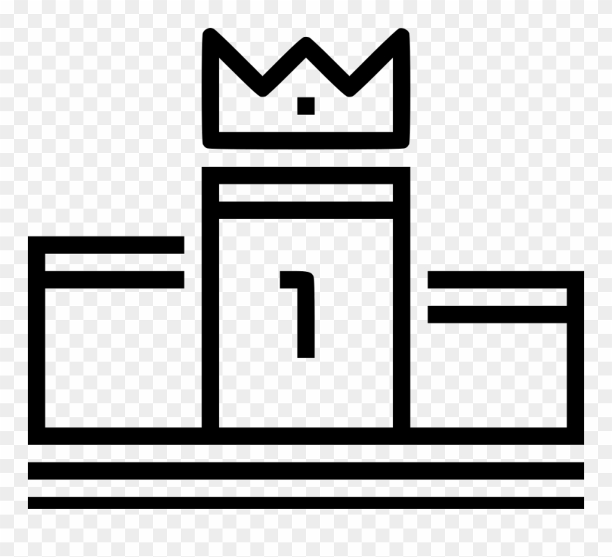 First Place Pedestal Comments Clipart