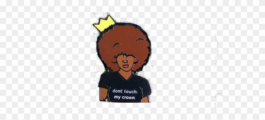 Crown Pin - Cartoon Clipart