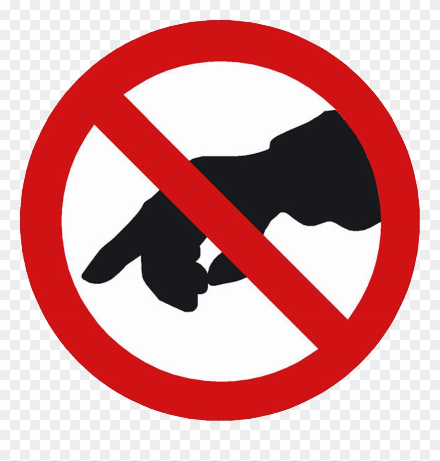 57 Am 3415204 Donottouch2018 - Safety Signs Do Not Touch Clipart