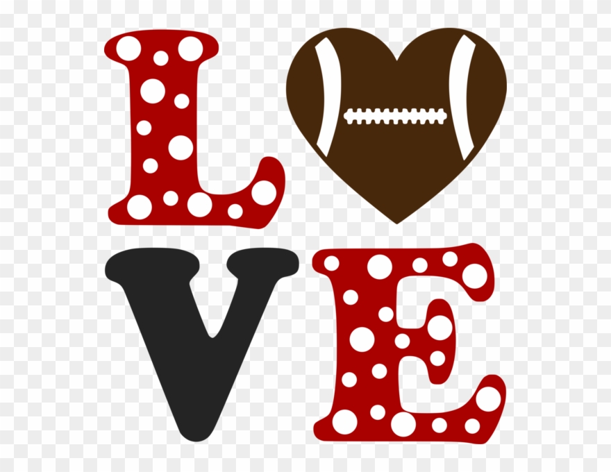 Football Love - Baseball Clipart