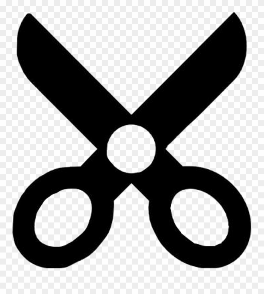 Clip Art Transprent Png Free - Silueta De Una Tijera Transparent Png