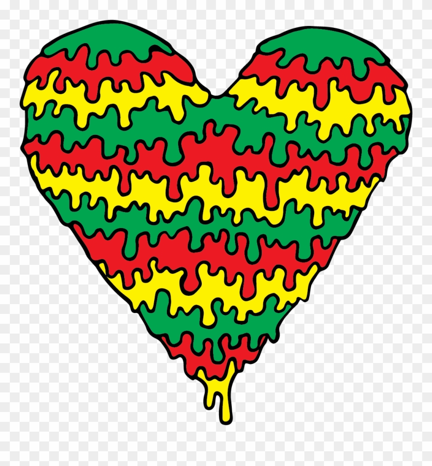 Messy Heart Vector - Racine Clipart