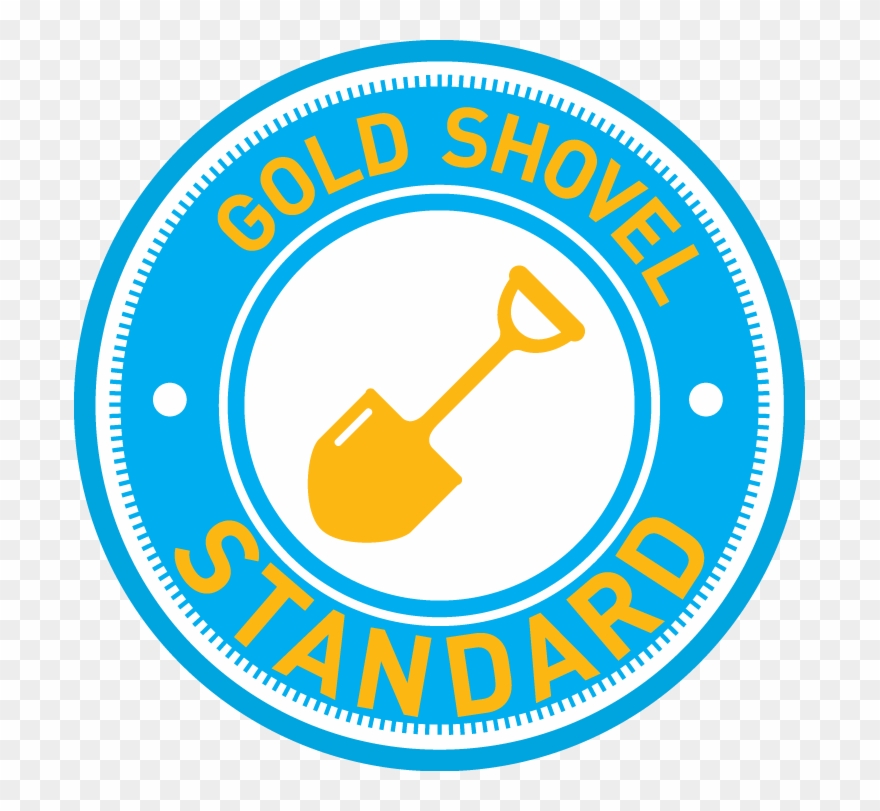 Gold Shovel Standard Clipart