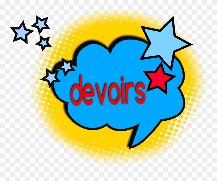 Devoirs Pour Le Jeudi 4 Septembre - Cahier De Devoir Clipart