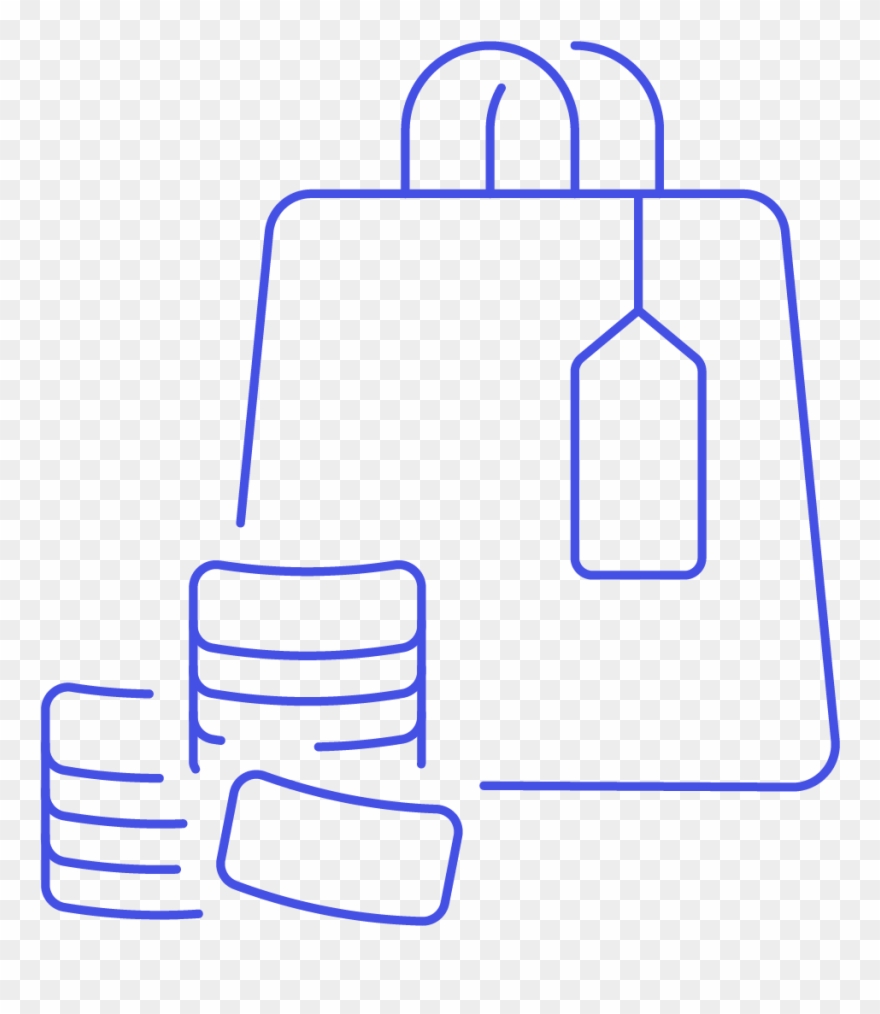 06 Shopping Bag Money - Shopping Bag Clipart