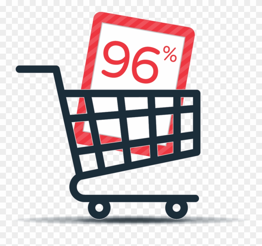 Increase In Cyber Monday Sales Made From Ipad Or Iphone - Shopping Cart Clipart