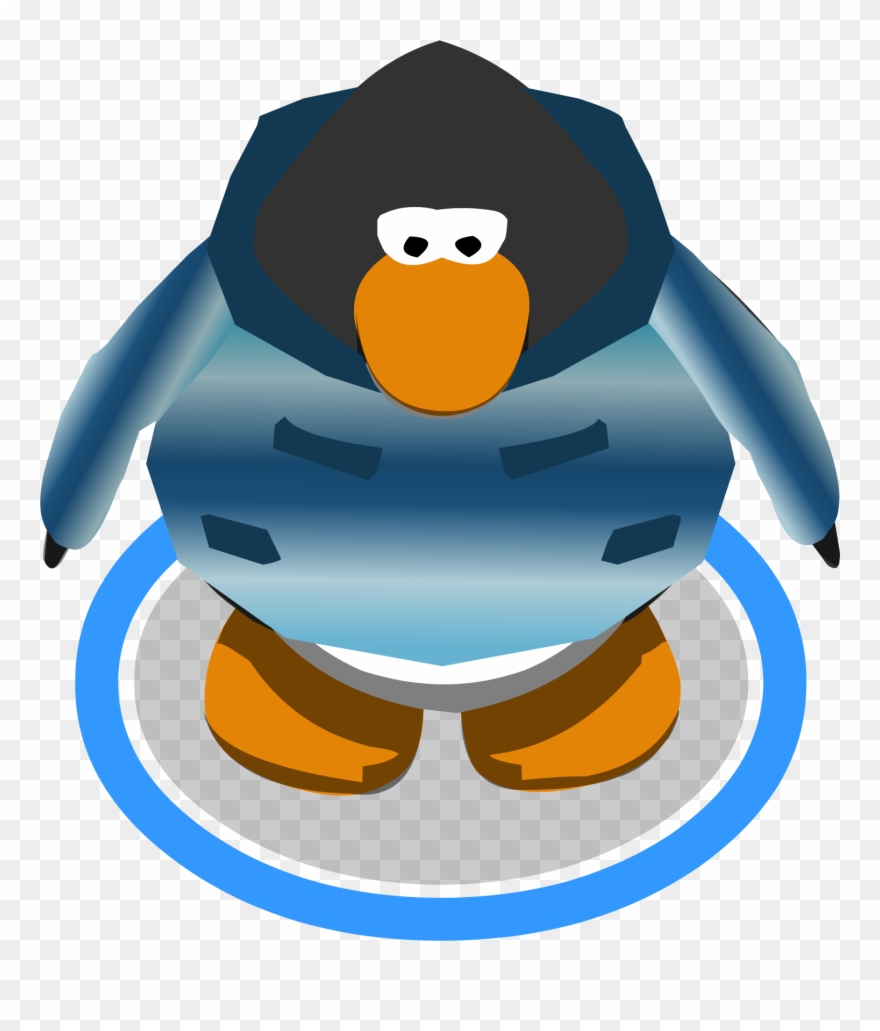 Blue Winter Jacket In-game - White Knight Armor Club Penguin Clipart