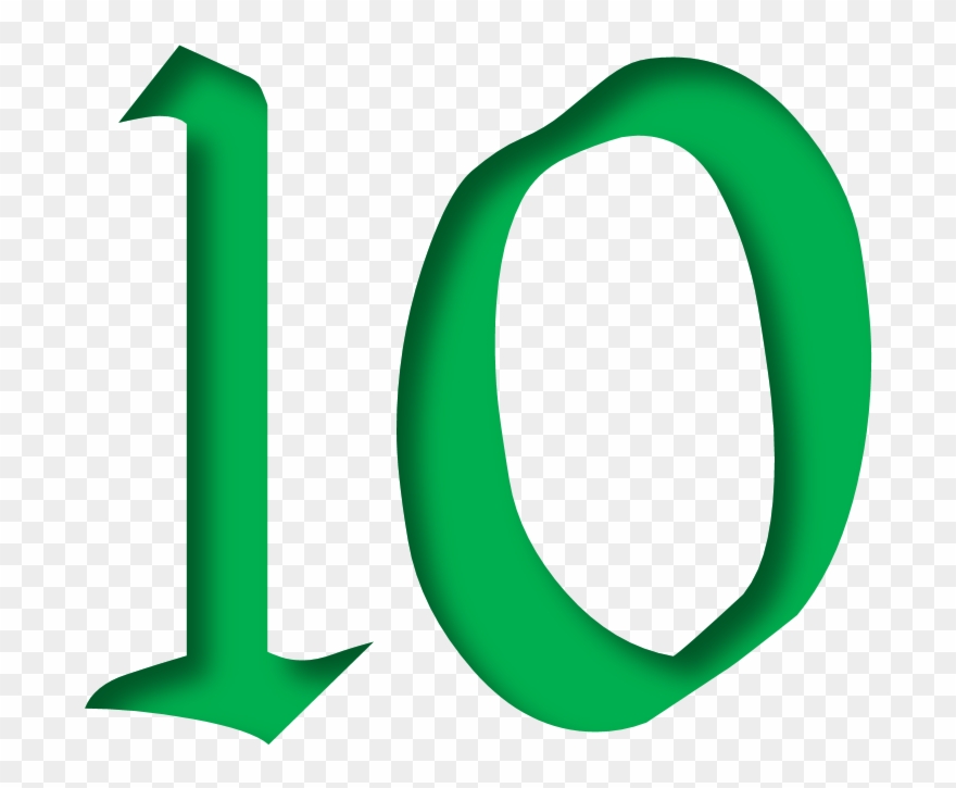 10 Number Png Picture - Portable Network Graphics Clipart