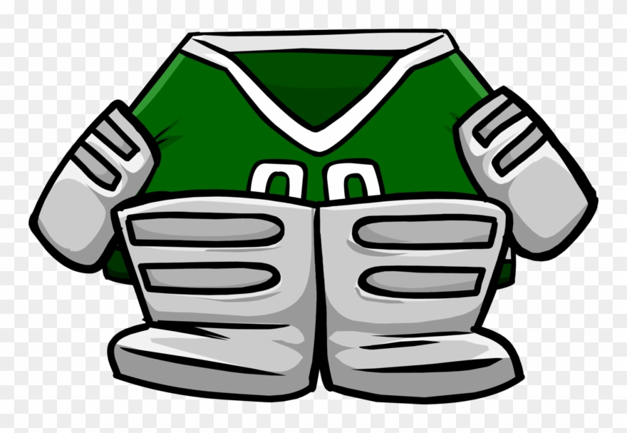 Green Goalie Gear Icon Clipart