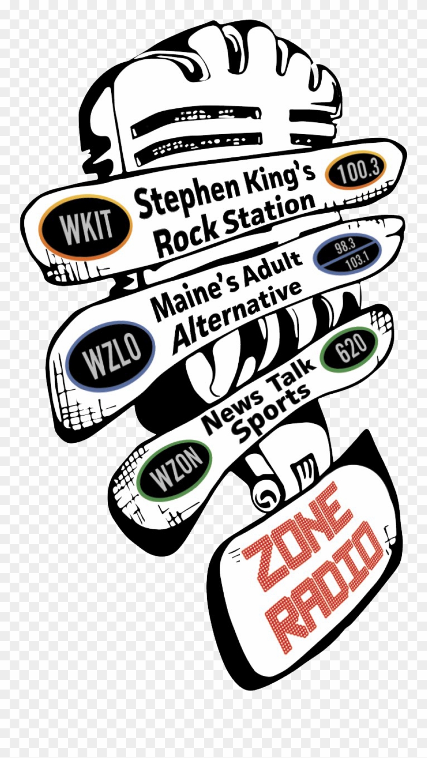 Zone Radio Clipart
