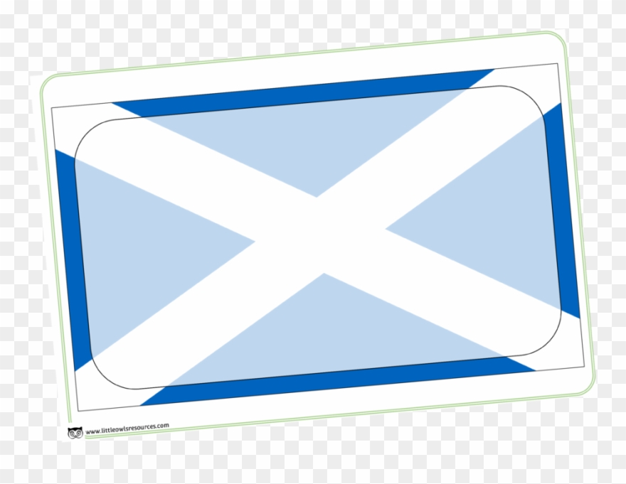 Andrew's Day/scottish Flag Mark Making/writing/drawing - Drawing Clipart