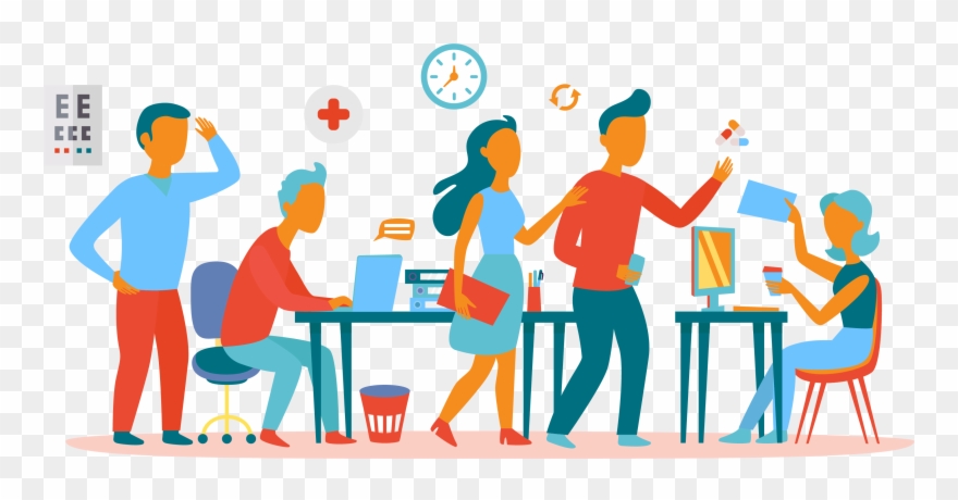 Asset 4@300x - Office Teamwork Clipart