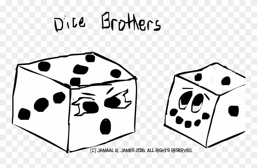 Brothers Created By Cartoonist - Illustration Clipart