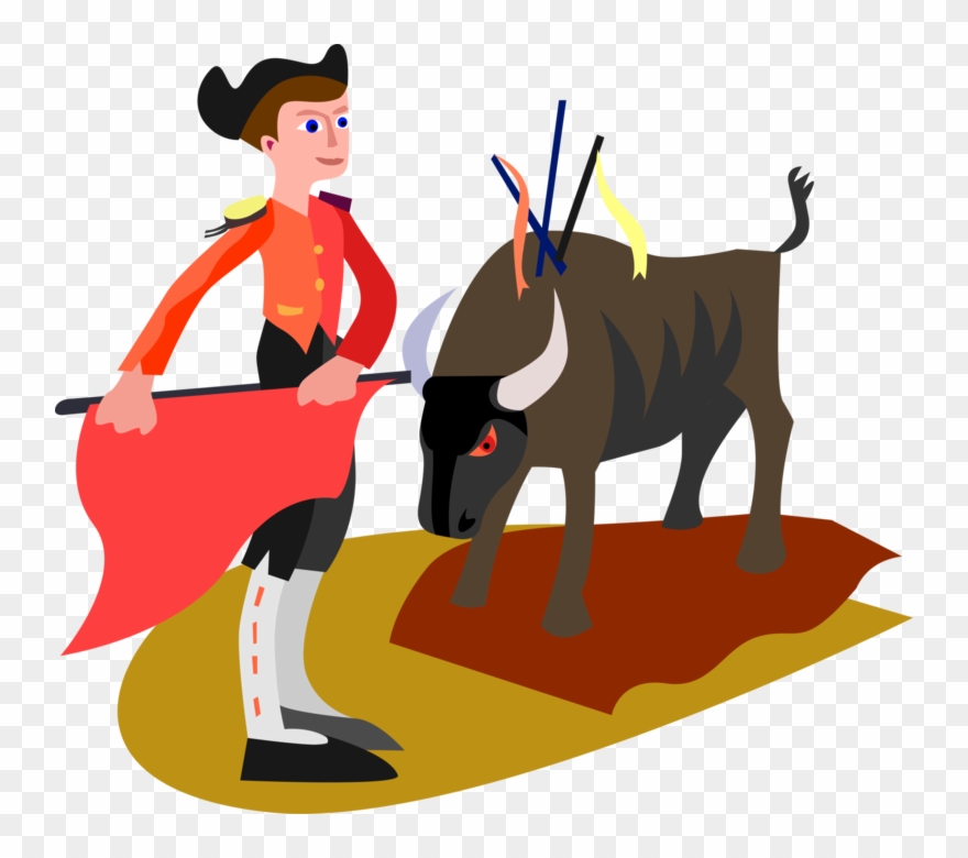 Download Vector Illustration Of Spanish Matador Toreador Bullfighter