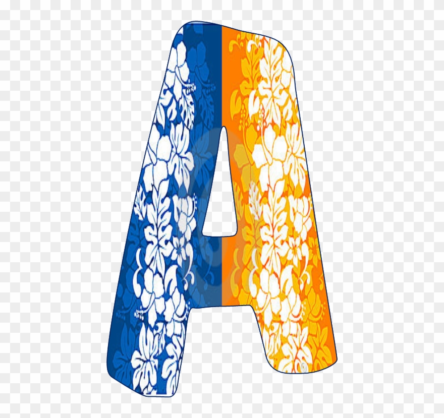 Luau Transparent Alphabet Png Luau Transparent Alphabet - Coque Htc One A9 Fleur Bleue Clipart