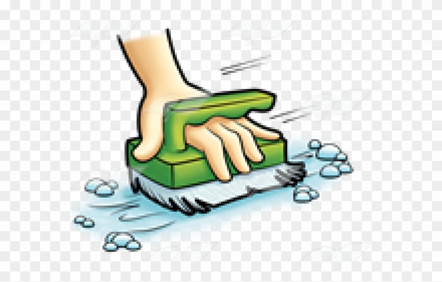 Scrub Brush Cliparts - Brush - Png Download