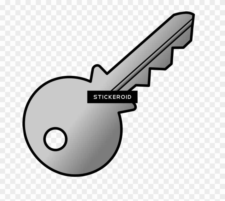 Key - Line Art Clipart