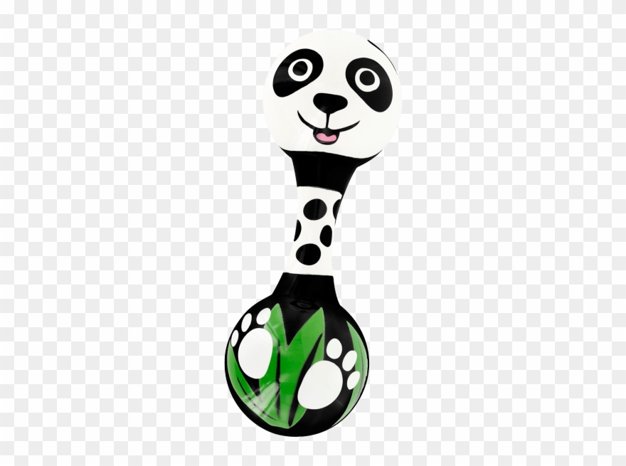 Chica Maracas Panda Pylones Hochet - Hochet Maracas Chica Chica Pylones Clipart