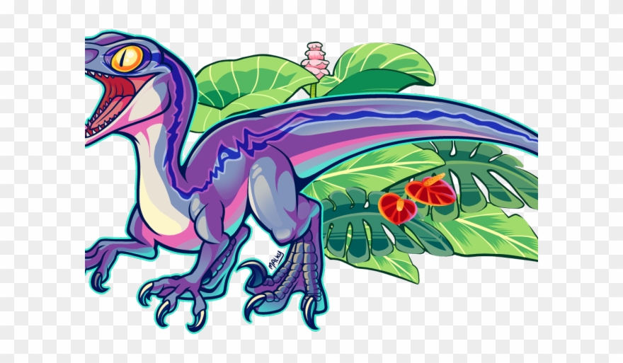 Jurassic Park Clipart Logo - Blue Raptor - Png Download