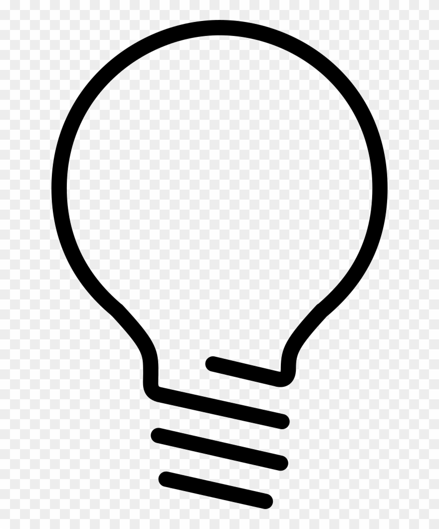 Font Svg Png Icon Free Download Onlinewebfonts - Light Bulb Png Clipart